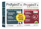 3C Pharma ProgéniT+ 60 Comprimés Homme + 60 Comprimés Femme (à consommer de préférence avant le 01/12/2026)