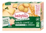 Babybio Biscoitos Comté & Orégãos dos 15 Meses aos 3 Anos Bio 16 Biscoitos (a consumir de preferência antes de 08/12/2026)