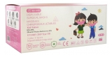 Médi-Santé Masque Chirurgical Jetable Enfant Type IIR EFB 98% Rose 50 Masques (à consommer de préférence avant le 04/12/2026)