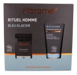 Florame Bleu Glacier Apă de Toaletă Bio 100 ml + Bleu Glacier Șampon de Duș Bio 200 ml