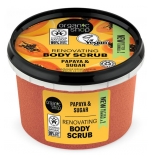 Organic Shop Body Scrub Gommage Rénovateur Corps Papaye 250 ml (à consommer de préférence avant le 01/11/2026)