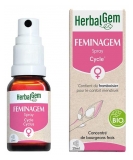 HerbalGem Feminagem Cycle Spray Organic 15 ml (da consumarsi preferibilmente entro il 31/12/2026)