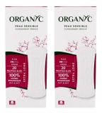 Organyc Set mit 2 x 20 Slipeinlagen Flux Leicht+