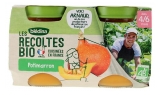 Blédina Les Récoltes Bio Abóbora-Manteiga a partir de 4/6 Meses Bio 2 Potes (a consumir de preferência antes de 07/01/2027)
