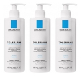 La Roche-Posay Tolériane Dermo-Nettoyant Lot de 3 x 400 ml