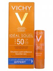 vichy ideal soleil mattifying face fluid dry touch