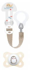 MAM Chupete Original Natural 2-6 Meses con Pinza Chupete