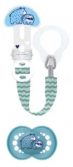 MAM Chupete Original Natural a Partir de 6 Meses con Pinza Para Chupete
