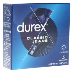 Durex Classic Jeans 3 Prezerwatywy