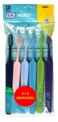 TePe Select Escova de Dentes Suave Pack de 3 + 3 Ofertas