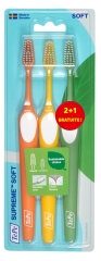 TePe Supreme Periuță de Dinți Moale Set de 2 + 1 Gratuit