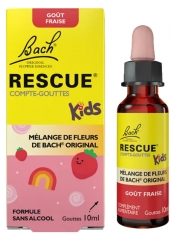 Rescue Bach Kids Compte-Gouttes Goût Fraise 10 ml