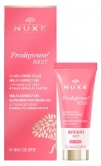 Nuxe Prodigieuse Boost Le Gel-Crème Éclat Multi-Correction 40 ml + Le Baume-Huile Récupérateur Nuit 15 ml Offert