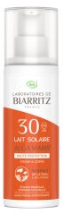 Laboratoires de Biarritz Alga Maris Latte Solare Organico Viso e Corpo SPF30 100 ml