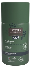 Desodorante Org&aacute;nico Para Hombres Cattier 50 ml
