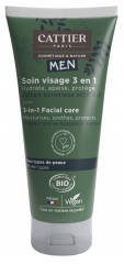 Cattier Men Balsam Facial 3&icirc;n1 Bio 50 ml