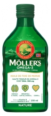 Ulei de ficat de cod M&ouml;ller's Omega 3 Fără Aromă 250 ml