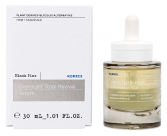 Korres Melnais Pīns Divu Fāzu Atjaunojo&scaron;s Nakts Serums 30 ml