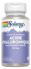 Solaray Ácido Hialurónico Altamente Dosificado 30 Cápsulas Vegetales