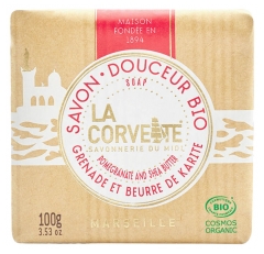 La Corvette Mild Ekologisk Tv&aring;l Granat&auml;pple och Sheasm&ouml;r 100 g