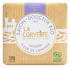 La Corvette Sanfte Bio-Lavendelbl&uuml;ten-Seife 100 g