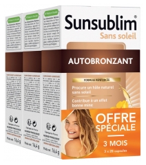 Sunsublim Autobronzant Lot de 3 x 28 Capsules
