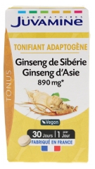 Juvamine Ginseng Siberian Ginseng Asiatic 30 Comprimate