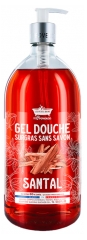 Gel de Duș Santal Les Petits Bains de Provence 1 L