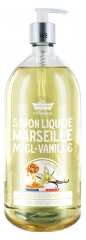 Les Petits Bains de Provence Savon de Marseille Miel-Vanille 1 L