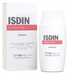 Isdin FotoUltra Anti-roodheid Zonnecr&egrave;me SPF50 50 ml