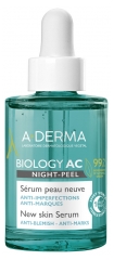 A-DERMA Biology AC Night-Peel Organiczne Serum Odnawiające Skórę 30 ml