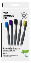 5 Brosses à Dents Souples Végétales