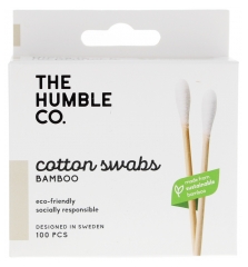 The Humble Co. 100 Bawełnianych Pałeczek Bambusowych