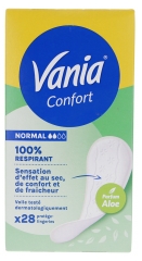 Vania Confort Aloe Normal 28 Protetores Di&aacute;rios