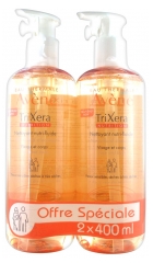 Avène TriXera Nutrition Nutri-Fluid Cleanser 2 x 400ml