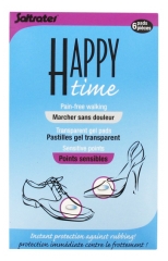 Saltrates Happy Time Points Sensibles - Pastilles Gel Transparent