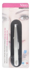 Vitry Professional Tweezers Crab Ends Stainless Steel 9cm