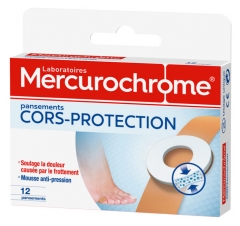 Mercurochrome Corns Protection 12 Pflaster