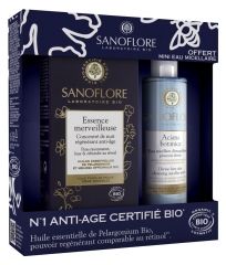 Sanoflore Essence Merveilleuse 30 ml + Aciana Botanica Eau Micellaire Démaquillante 50 ml Offerte