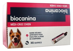 Biocanina Médi-Croc Chien Barre Sécable Appétente 6 x 25 g