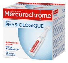 Mercurochrome Physiological Serum 30 Single Doses