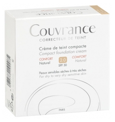 Avène Couvrance Complexion Corrector Compact Cream per Pelli Sensibili da Secche a Molto Secche 10 g