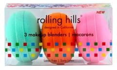 Rolling Hills 3 Makeup Blenders Macarons