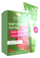 Biocyte Keratine Forte Full Spectrum 3 x 40 Gélules + Keratine Forte Après-Shampoing 200 ml