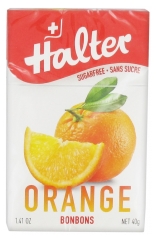 Halter Bonbons Sans Sucres Orange 40 g