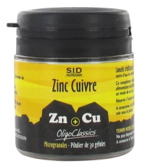 S.I.D Nutrition OligoClassics Zinc Cuivre 30 Gélules