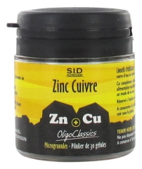 S.I.D Nutrition Zinc Copper 30 Capsules
