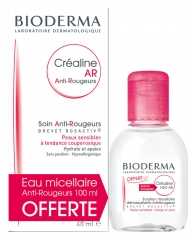 Bioderma Créaline (Sensibio) AR Anti-Redness Care 40ml + Free Micellar Water 100ml