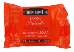 Le Comptoir du Bain Orange Blossom Marseille Traditional Soap 100g