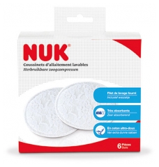 NUK Washable Breast Pads 6 Pads